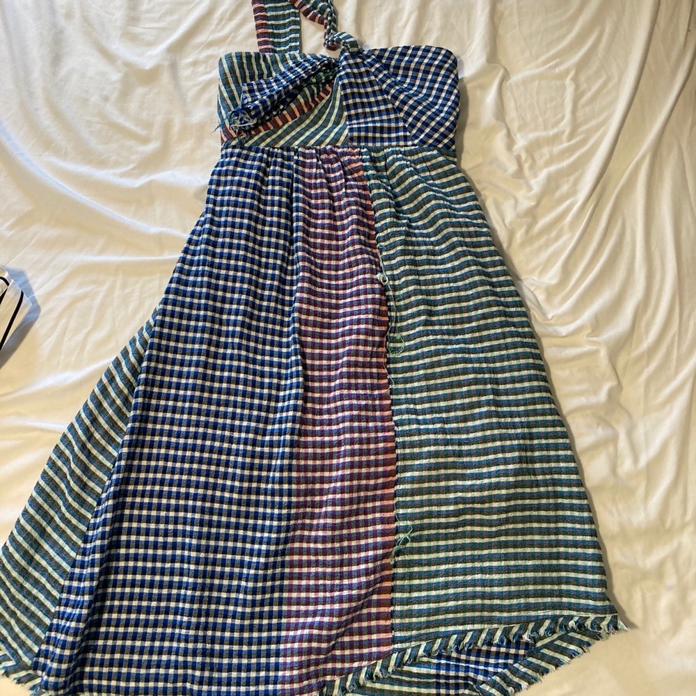 Anthropologie one shoulder dress